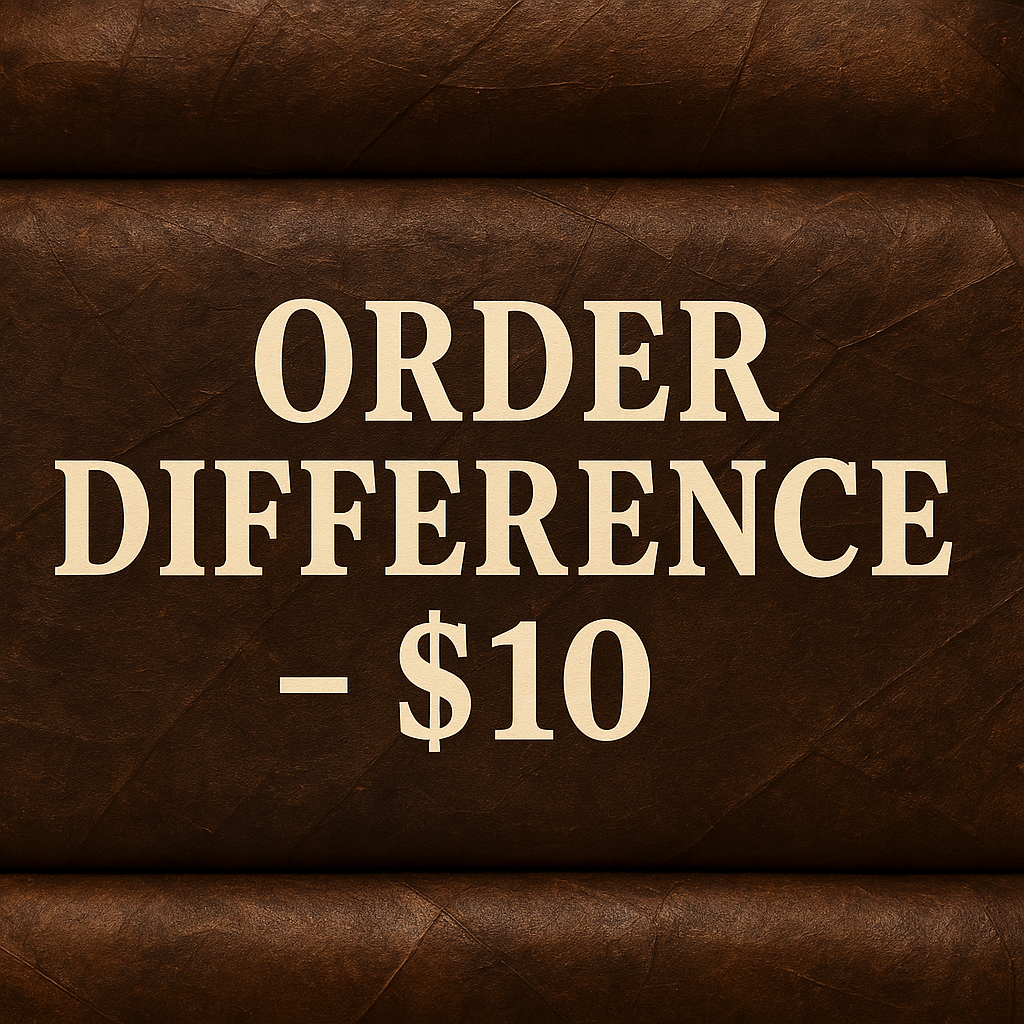 Order Difference- $10